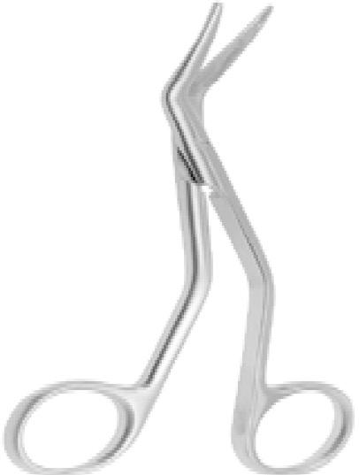 Ножиці дисекційні ДОЛВІК (DOLWICK) для скронево-нижньощелепного суглоба, 13,5 см (cm)